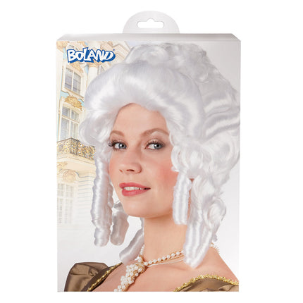 Graue Perücke Barock Frau
