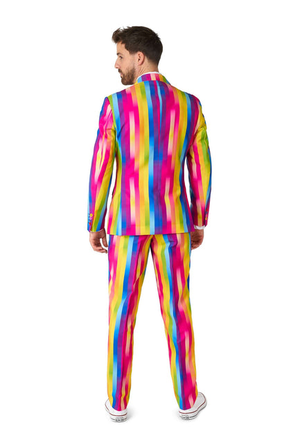 Regenbogen Streifen Anzug Männer <tc>OppoSuits</tc>