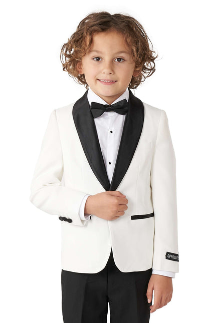 Weißer Smoking-Junge <tc>OppoSuits</tc>