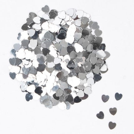Herzen Konfetti Silber 14g