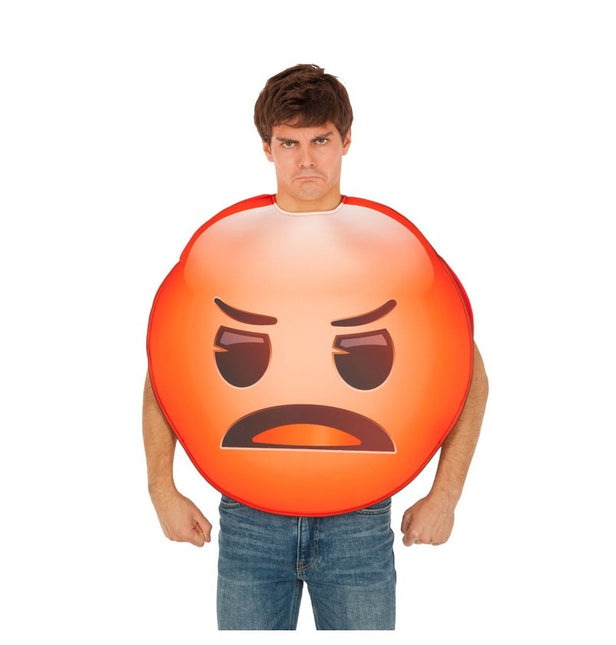 Kostüm Emoji Wütend