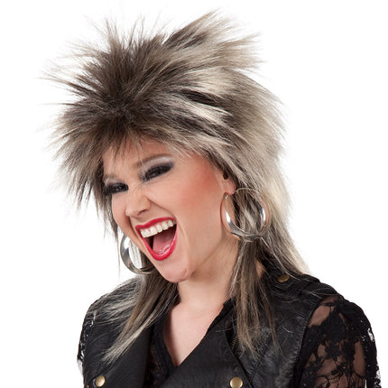 Tina Turner Perücke Braun