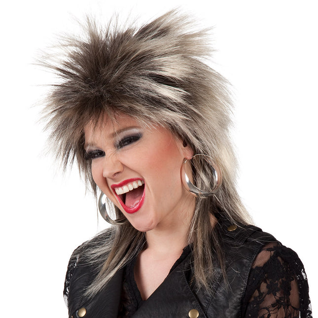 Tina Turner Perücke Braun