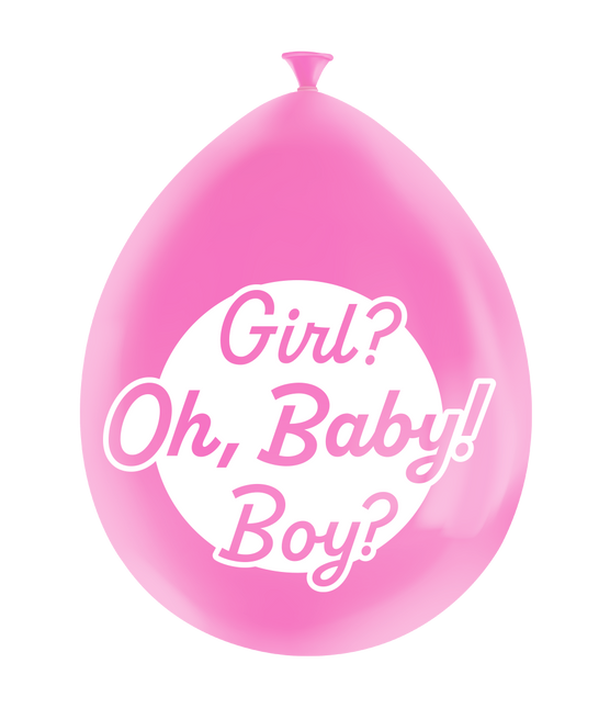 Gender Reveal Ballons 30cm 8Stück