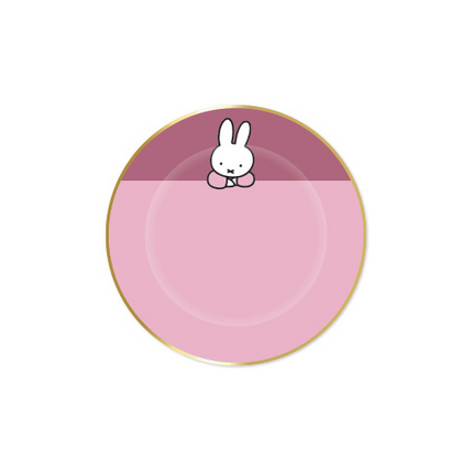 Miffy Teller Hellrosa 18cm 8Stück