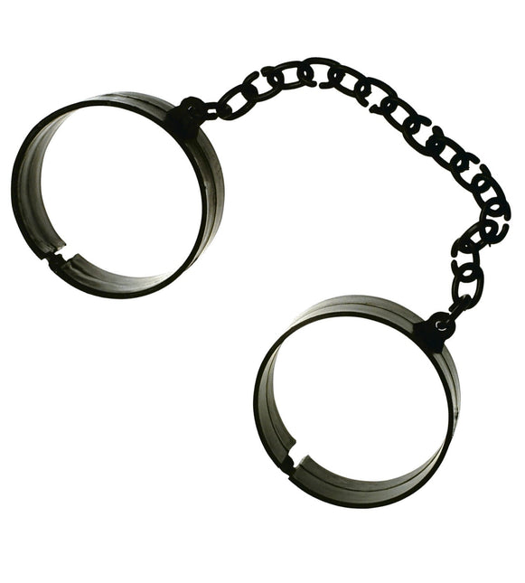 Schwarze Handschellen