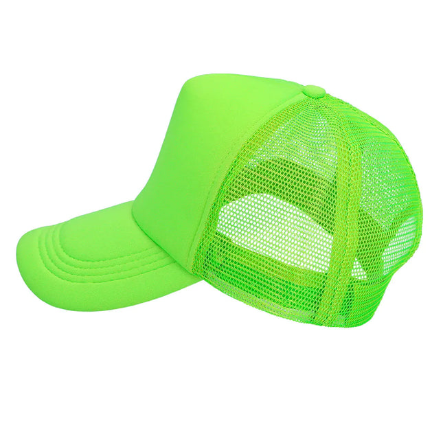 Neongrüne Kappe Einstellbar