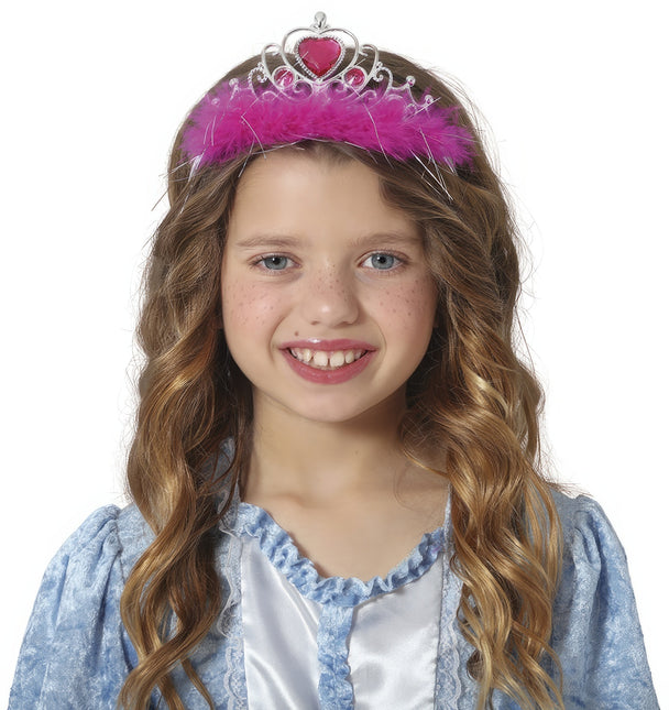 Tiara Girl Herz Rosa