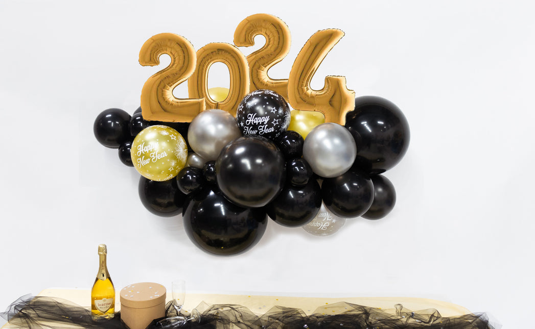 Ballons DIY Ballon Kit Bio Gold Neujahr
