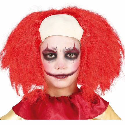 Rote Perücke Clown Kind