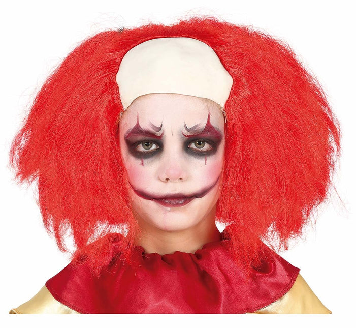 Rote Perücke Clown Kind
