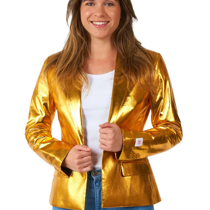 Gold Blazer Damen <tc>OppoSuits</tc>