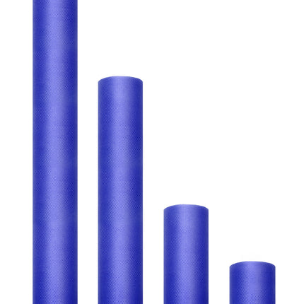 Dunkelblaue Tüllrolle 15cm 9m