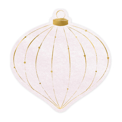 Servietten Weihnachtskugel 12cm 20Stück