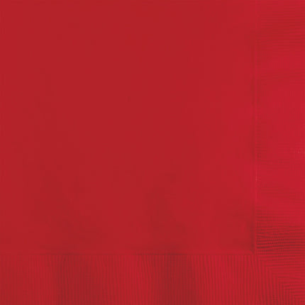 Rote Servietten 2-lagig 33cm 20Stück