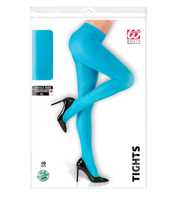 Blaue Strumpfhose Damen
