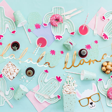 Banner Lalala Llama Gold 82cm