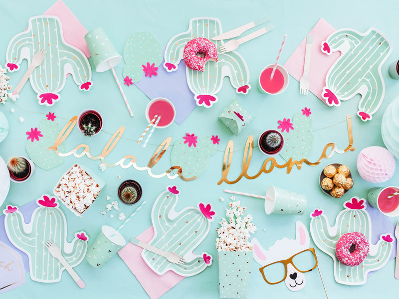 Banner Lalala Llama Gold 82cm