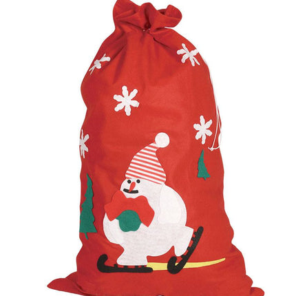 Weihnachtstüte Schneemann 85cm