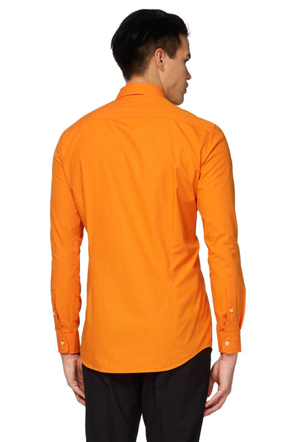 Orangefarbenes Hemd Männer OppoSuits