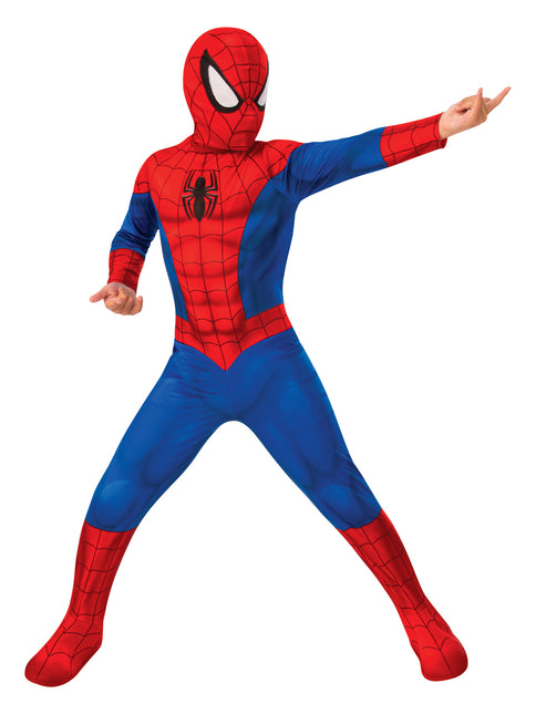 Spiderman Anzug Kind muskulös
