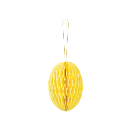 Gelbes Honigwaben-Osterei 12cm