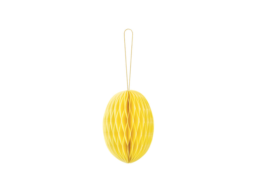 Gelbes Honigwaben-Osterei 12cm