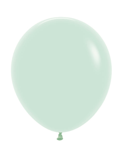 Ballons Pastell Mattgrün 45cm 25Stk