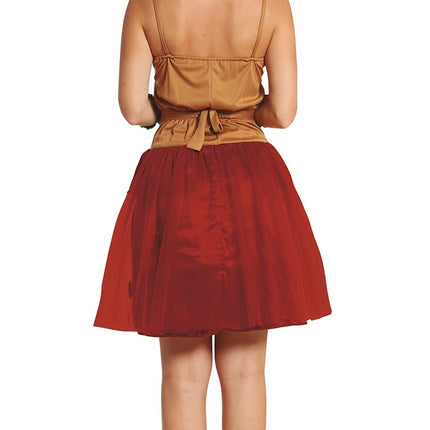 Kleid Blätter Rosa
