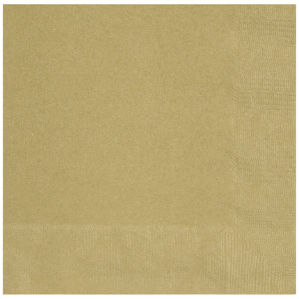 Goldene Servietten 2 Lagen 33cm 20Stk
