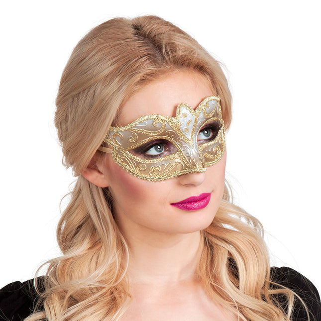 Augenmaske Venedig Felina Gold