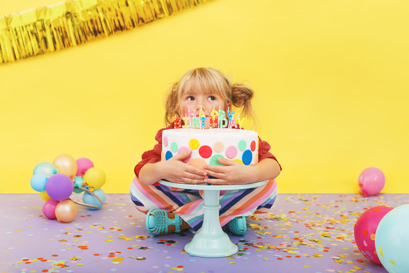 Kerzen Happy Birthday Bunt 2,5cm 13Stk.