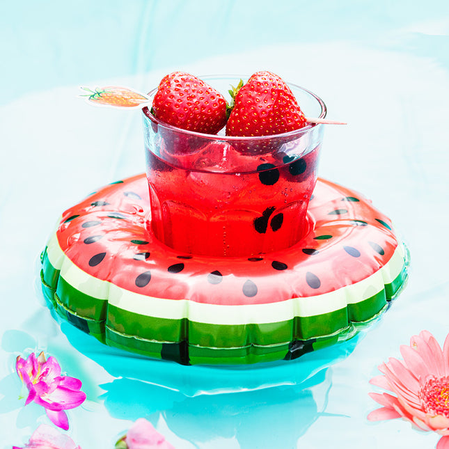 Becherhalter Wassermelone aufblasbar 20cm