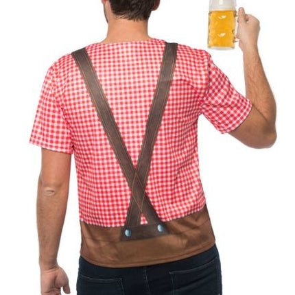 Lederhose T-Shirt Männer