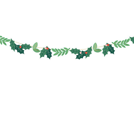 Weihnachtsgirlande Stechpalme 1,5 m