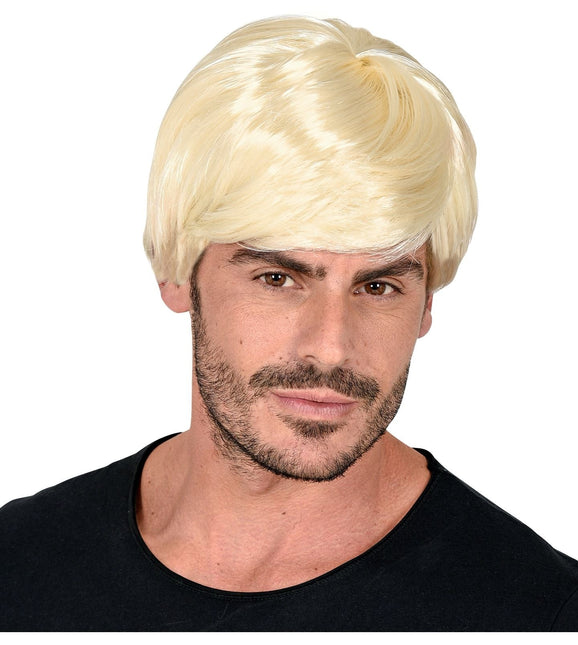 Beige Perücke
