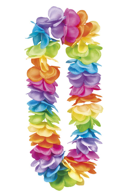 Hawaii Kranz Regenbogen XL