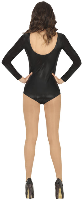 Leggingsuit Schwarz Damen Metallic