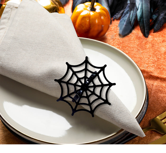 Halloween Serviettenhalter Spinnennetz