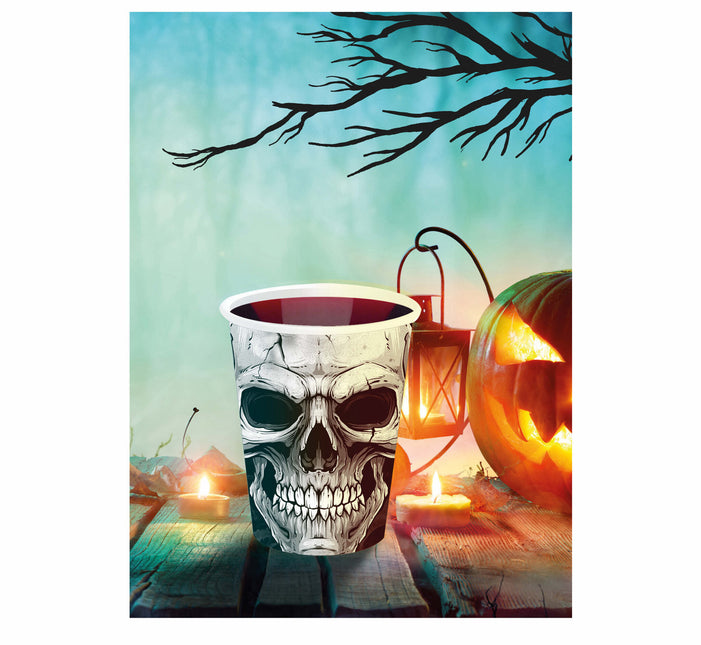 Halloween Becher Skelett 240ml