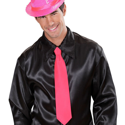 Rosa Krawatte Neon