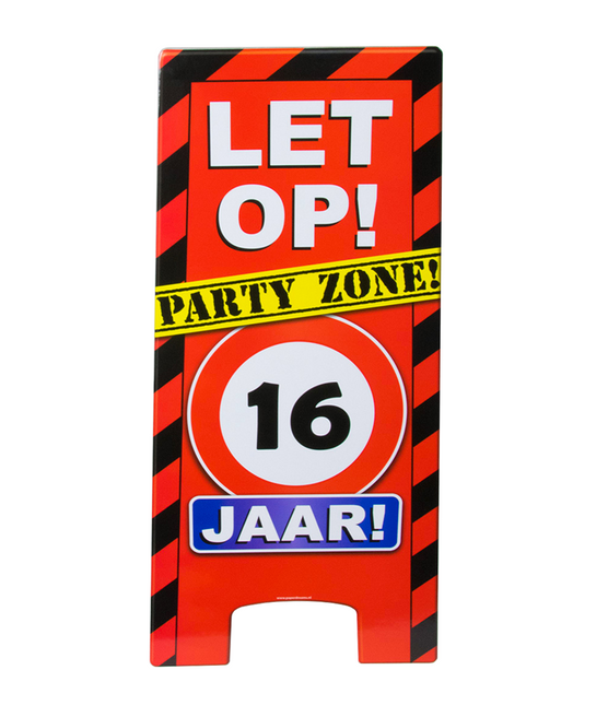 Warnschild 16 Jahre 62,5cm