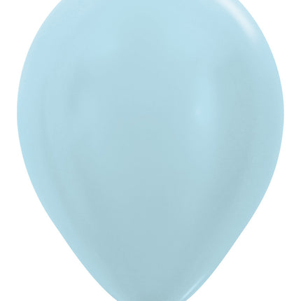 Ballons Perlblau 30cm 50Stk