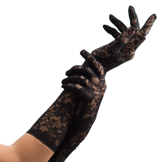 Spitzenhandschuhe Lang 38cm