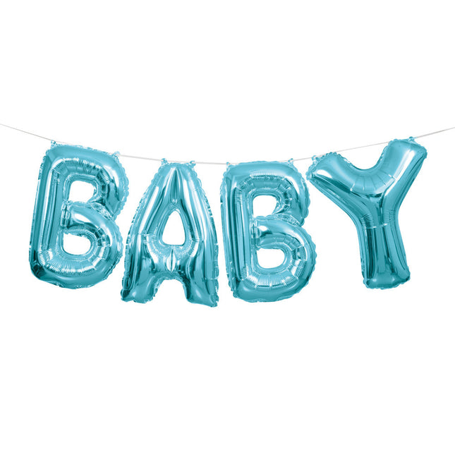 Folienballon Baby Blau 35cm