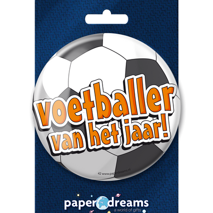 Button Fußballer des Jahres 10,2cm