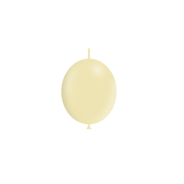 Gelbe Knopfballons 15cm 100Stück