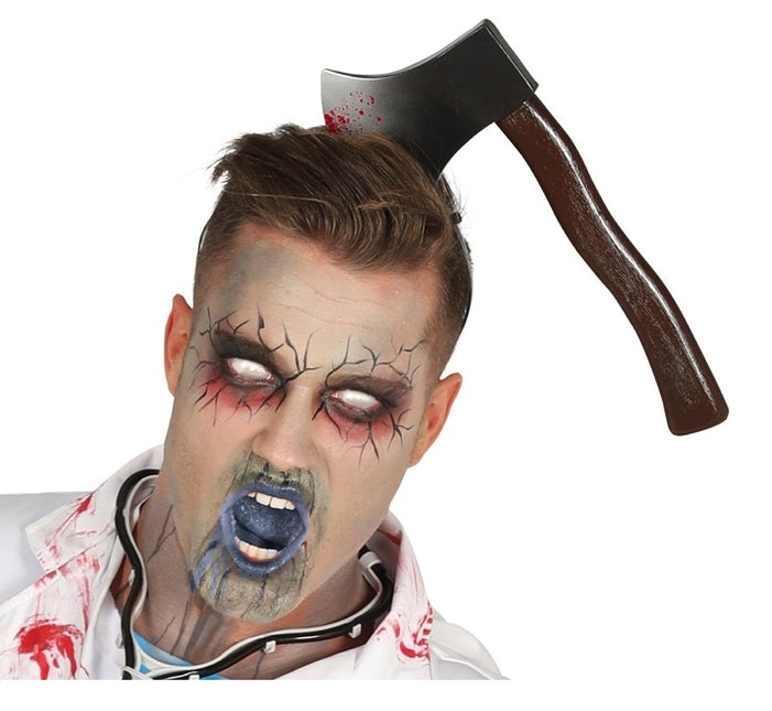 Halloween Haarband Axt 28cm