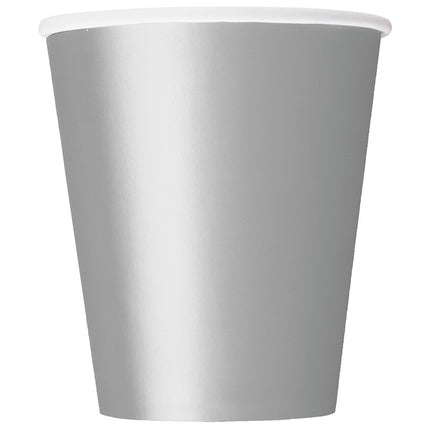 Silberne Becher 266ml 14Stück