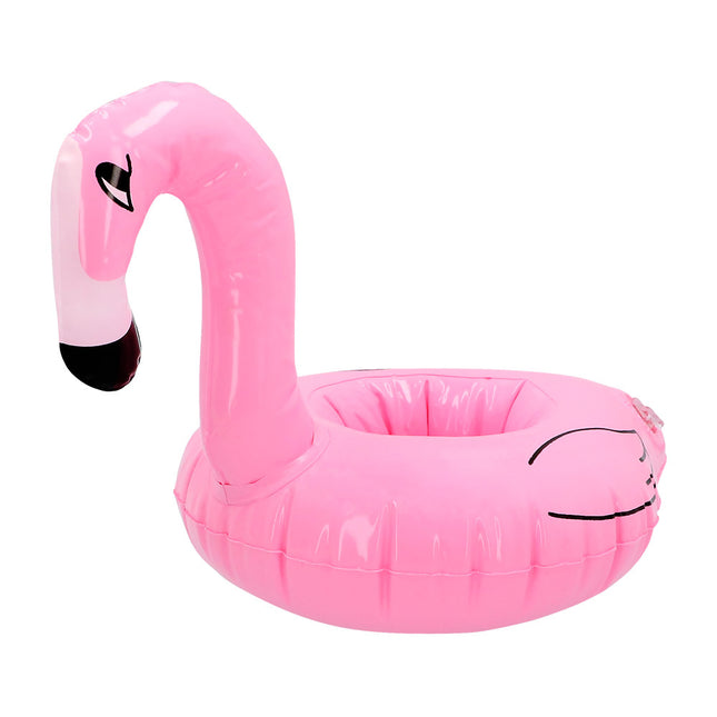 Flamingo Becherhalter aufblasbar 18cm